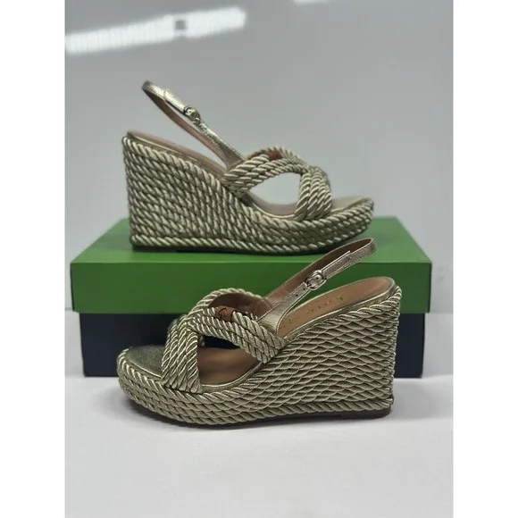 Kate Spade New York Women's Tahiti Slip on Slingback Sandals, Yellow Size 6B - Picture 1 of 14